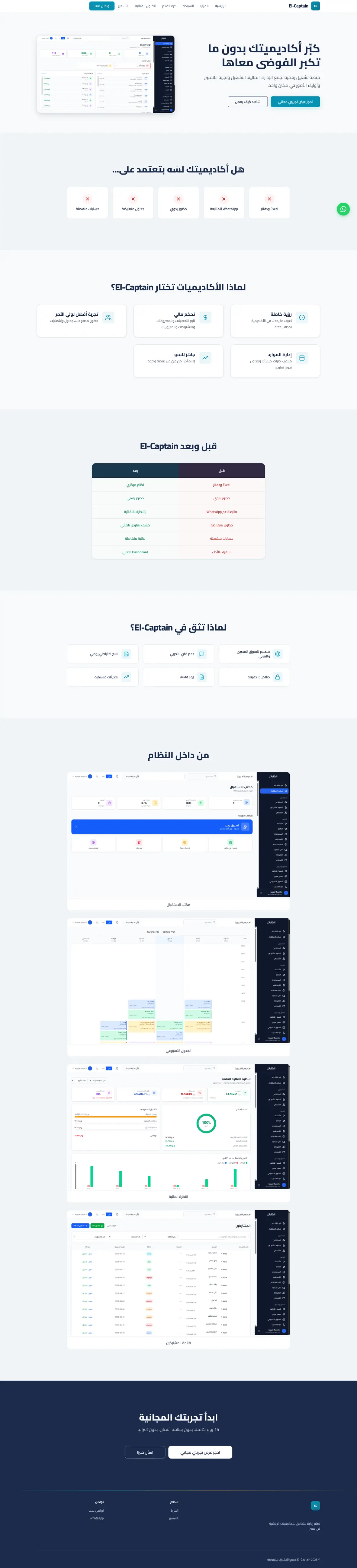 El Captain: The El Captain marketing site