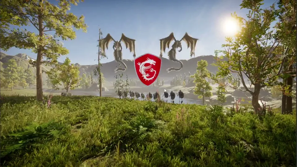 MSI Wizard, RTX edition: Dragons and the MSI crest