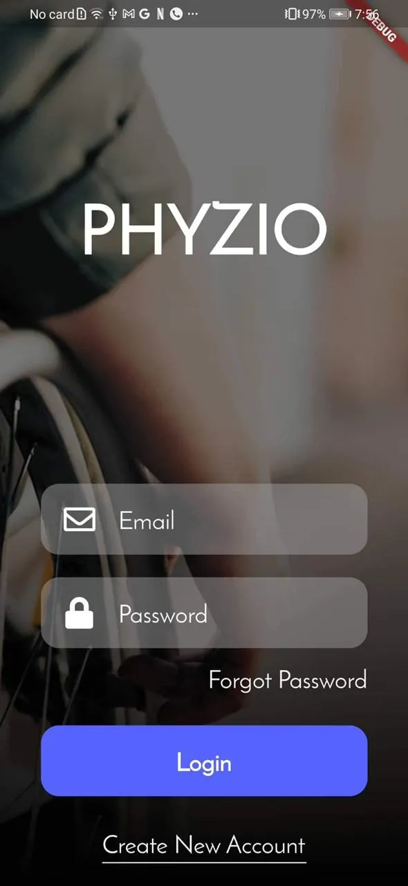 Phyzio: Sign in